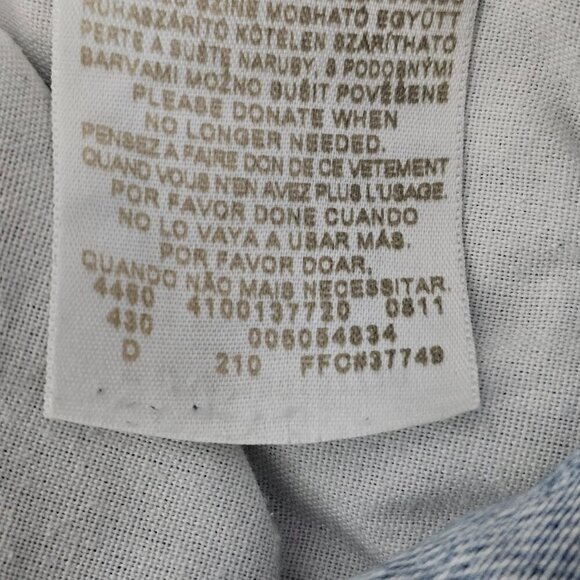 Levi's Straight Fit Men's Rare Registered Blank Red Tag 505 Denim Jeans 35x30 - Picture 14 of 15